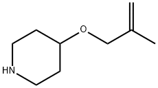 4-(2-methylallyloxy)piperidine Struktur