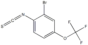 2-Bromo-4-(trifluoromethoxy)isothiocyanate Struktur