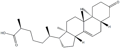 (25S)-Δ7-Dafachronic Acid Struktur