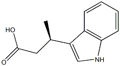 1H-Indole-3-propanoicacid,-bta--methyl-,(-bta-R)-(9CI) Struktur