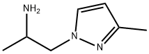 1-(3-methyl-1H-pyrazol-1-yl)propan-2-amine Struktur