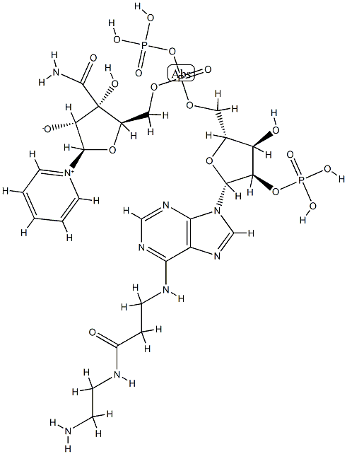 N(6)-(N-(2-aminoethyl)carbamoyl)NADP Struktur