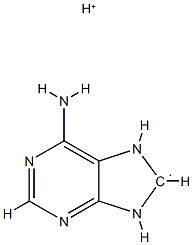 7H-Purin-8-yl,  6-amino-8,9-dihydro-,  conjugate  acid  (1:1) Struktur