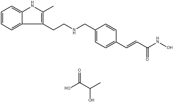 Panobinostat lactate Struktur