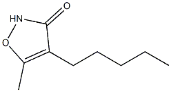 3(2H)-Isoxazolone,5-methyl-4-pentyl-(9CI) Struktur