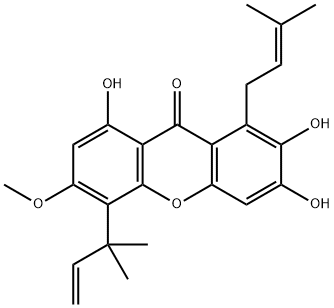 Cudraxanthone D Struktur