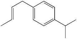 2-Butene,1-p-cumenyl-(7CI) Struktur