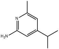 2-Pyridinamine,6-methyl-4-(1-methylethyl)-(9CI) Struktur