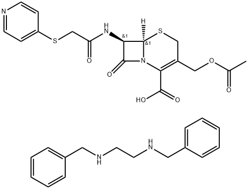 CEPHAPIRIN BENZATHINE (100 MG) Structure