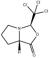 (2R,5S)-2-TRICHLOROMETHYL-3-OXA-1-AZABICYCLO[3.3.0]OCTAN-4-ONE Struktur