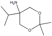 1,3-Dioxan-5-amine,2,2-dimethyl-5-(1-methylethyl)-(9CI) Struktur