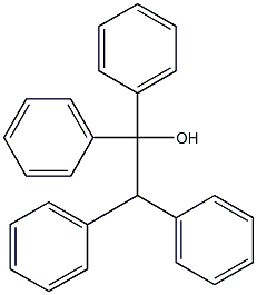 1,1,2,2-Tetraphenylethanol Struktur