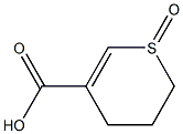 2H-Thiopyran-5-carboxylicacid,3,4-dihydro-,1-oxide(6CI) Struktur