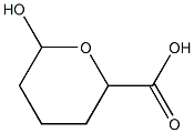 2H-Pyran-2-carboxylicacid,tetrahydro-6-hydroxy-(9CI) Struktur