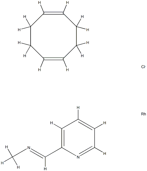 cyclooctadiene-(2-pyridinalmethylimine)rhodamine I Struktur