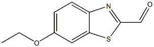 2-Benzothiazolecarboxaldehyde,6-ethoxy-(6CI) Struktur