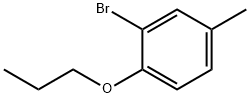 2-bromo-4-methyl-1-propoxybenzene Struktur