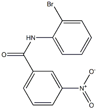 N-(2-bromophenyl)-3-nitrobenzamide Struktur