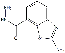 7-Benzothiazolecarboxylicacid,2-amino-,hydrazide(6CI) Struktur