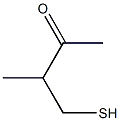 2-Butanone, 4-mercapto-3-methyl- (6CI,9CI) Struktur