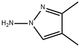 1H-Pyrazol-1-amine,3,4-dimethyl-(9CI) Struktur