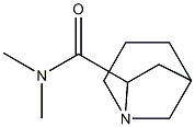 1-Azabicyclo[3.2.1]octane-7-carboxamide,N,N-dimethyl-(6CI) Struktur