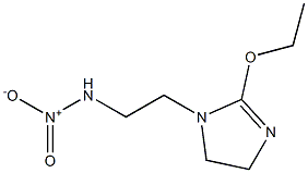 1H-Imidazole-1-ethanamine,2-ethoxy-4,5-dihydro-N-nitro-(9CI) Struktur