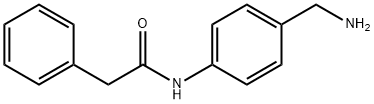 N-[4-(aminomethyl)phenyl]-2-phenylacetamide Struktur