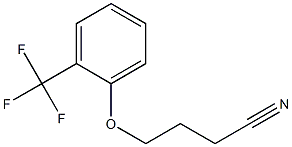 4-[2-(trifluoromethyl)phenoxy]butanenitrile Struktur