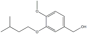 [4-methoxy-3-(3-methylbutoxy)phenyl]methanol Struktur