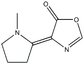 5(4H)-Oxazolone,4-(1-methyl-2-pyrrolidinylidene)-(9CI) Struktur