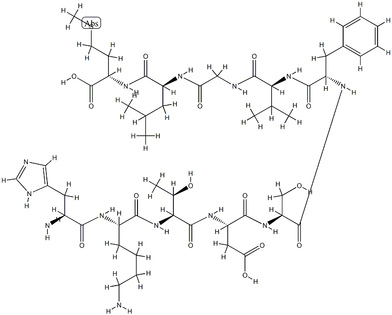 neurokinin A-OH Struktur