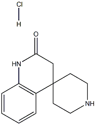 spiro[piperidine-4,4'(1'H)-quinolin]-2'(3'H)-one,hydrochloride Struktur