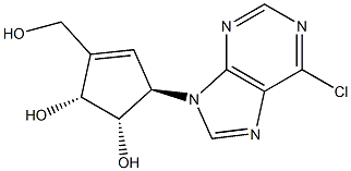 6-chloroneplanocin Struktur