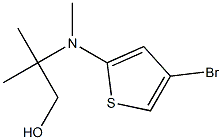 2-{[(4-bromothiophen-2-yl)methyl]amino}-2-methylpropan-1-ol Struktur