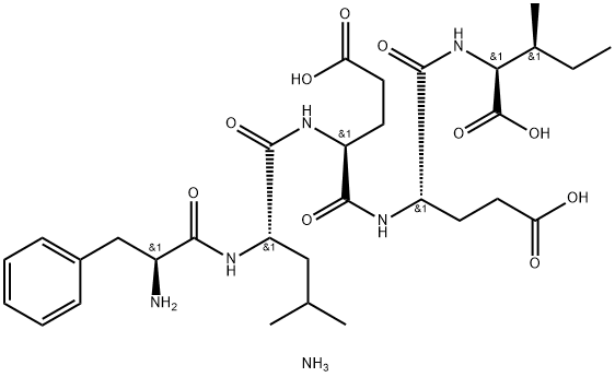 PHE-LEU-GLU-GLU-ILE AMMONIUM Struktur