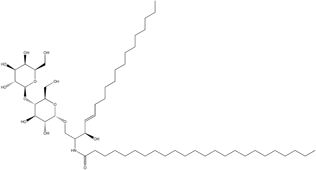 D-lactosyl--1,1' N-lignoceroyl-D-erythro-sphingosine Struktur