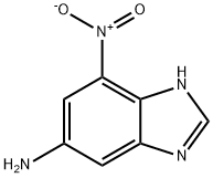 1H-Benzimidazol-5-amine,7-nitro-(9CI) Struktur