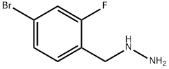 1-(4-bromo-2-fluorobenzyl)hydrazine Struktur