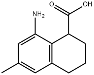 1-Naphthalenecarboxylicacid,8-amino-1,2,3,4-tetrahydro-6-methyl-(9CI) Struktur