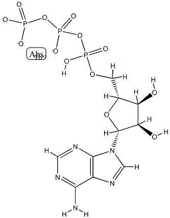 formycin triphosphate-terbium complex Struktur