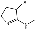 2H-Pyrrole-4-thiol,3,4-dihydro-5-(methylamino)-(9CI) Struktur