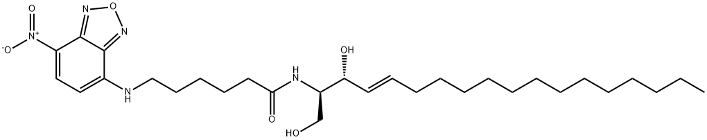 C6-NBD-DIHYDROCERAMIDE Struktur