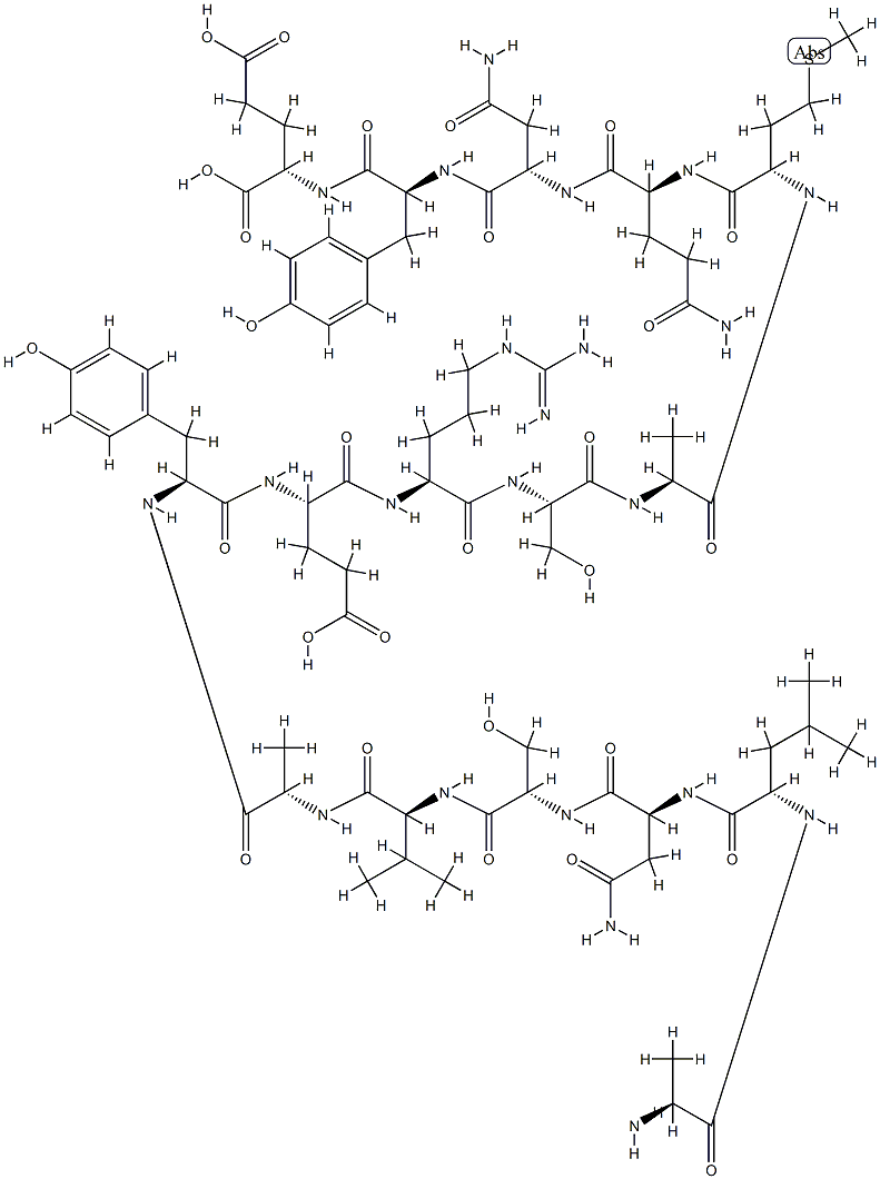 beta-preprotachykinin (111-126) Struktur