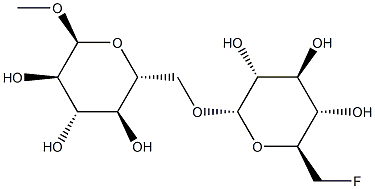 methyl 6''-deoxy-6'-fluoroisomaltoside Struktur