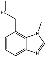 1H-Benzimidazole-7-methanamine,N,1-dimethyl-(9CI) Struktur