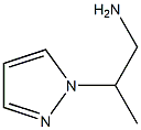 2-(1H-pyrazol-1-yl)-1-propanamine(SALTDATA: FREE) Struktur