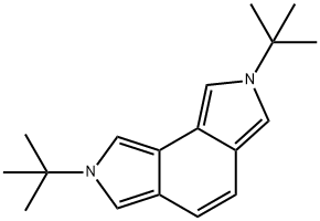 2,7-Di-tert-butyl-2,7-dihydro-benzo[1,2-c:3,4-c']dipyrrole Struktur