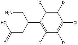 Baclofen-d4 Struktur