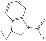 Spiro[cyclopropane-1,3-[3H]indole]-1(2H)-carbonyl chloride (9CI) Struktur